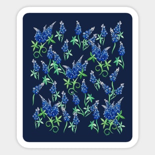 Texas Bluebonnets Sticker